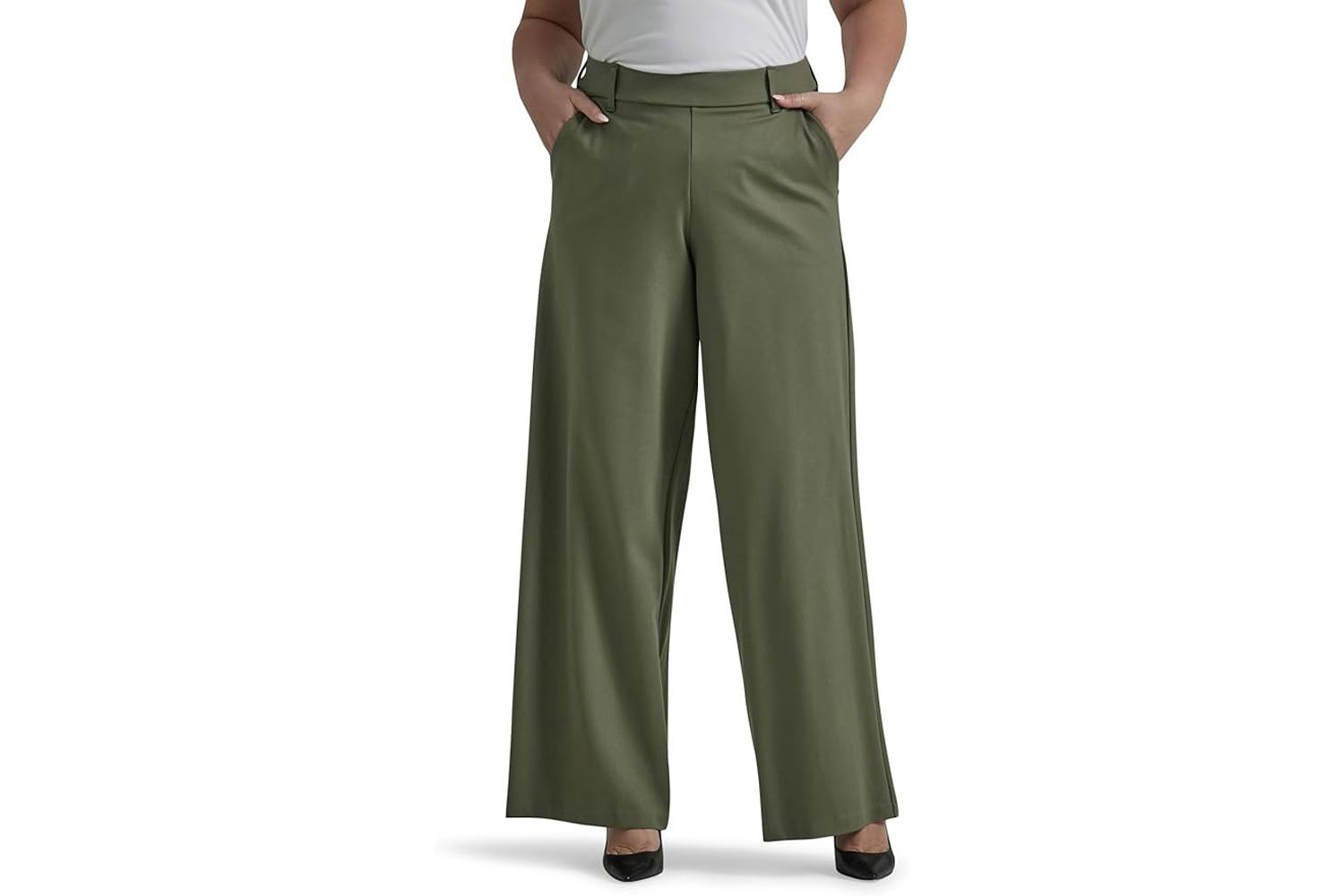Amazon Pantalon large Ultra Lux Comfort Any Wear pour femme
