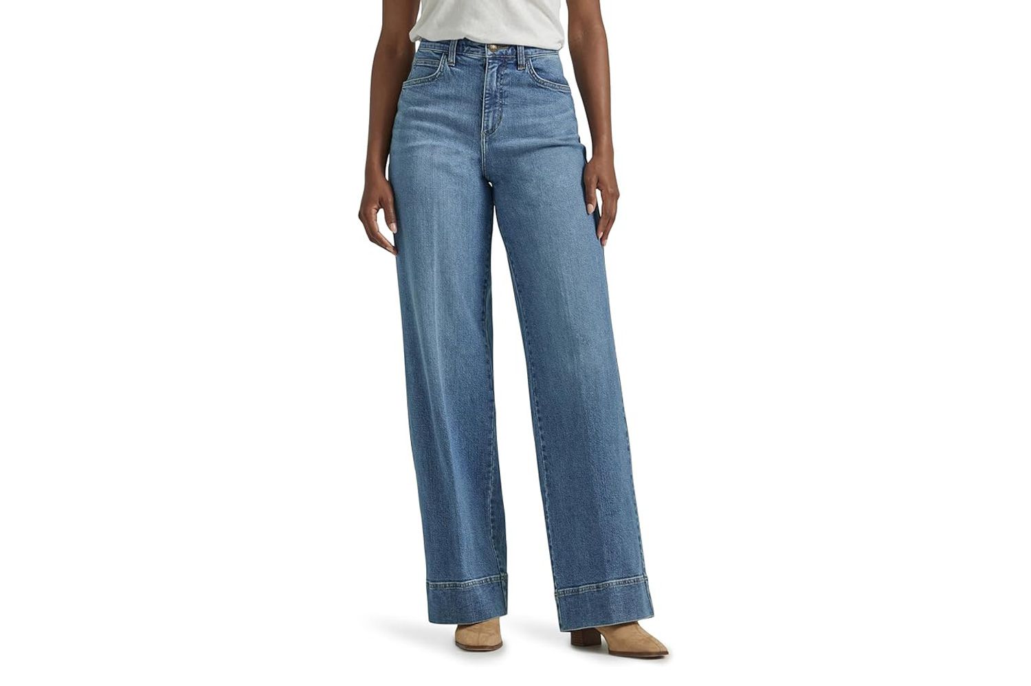 Pantalon en jean taille haute Legendary Amazon pour femme