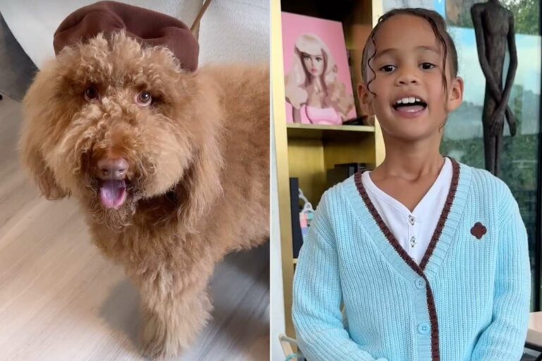 Chrissy Teigen et sa fille Luna emmènent leur chien Petey « vendre des cookies » — et donnez-lui un adorable chapeau à porter !