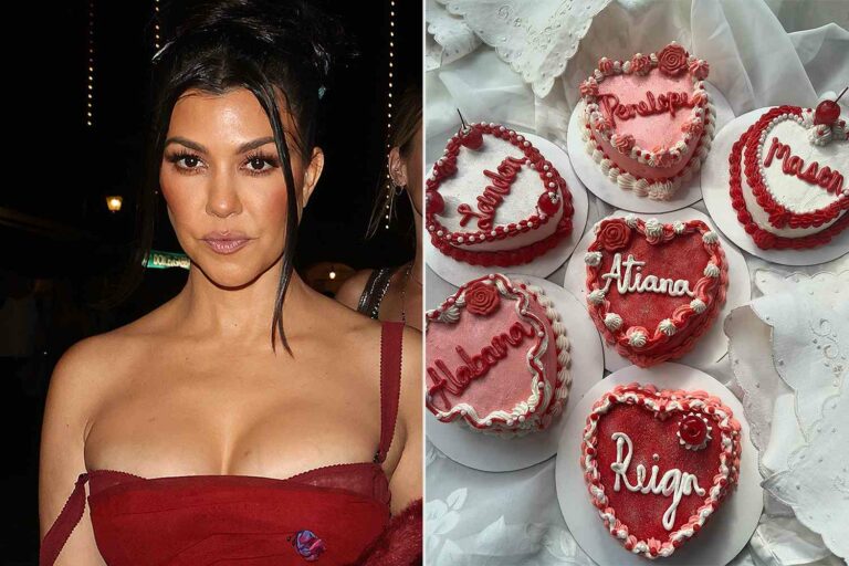 Kourtney Kardashian partage un aperçu des gâteaux sucrés de la Saint-Valentin confectionnés pour ses enfants : voir la photo !