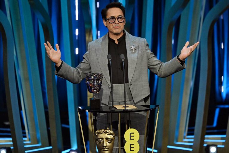 Robert Downey Jr. plaisante sur sa “diminution de crédibilité” et son mandat chez Marvel dans le discours d’acceptation de l’acteur de soutien aux BAFTA