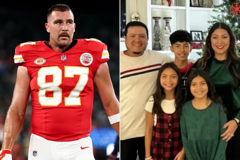 Travis Kelce fait un don de 100 000 $ à deux jeunes filles blessées lors du défilé du Super Bowl