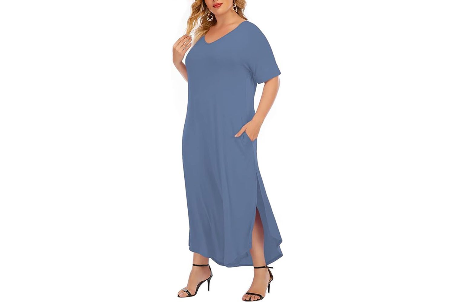 Amazon GXLU Robes longues d'été grande taille pour femme