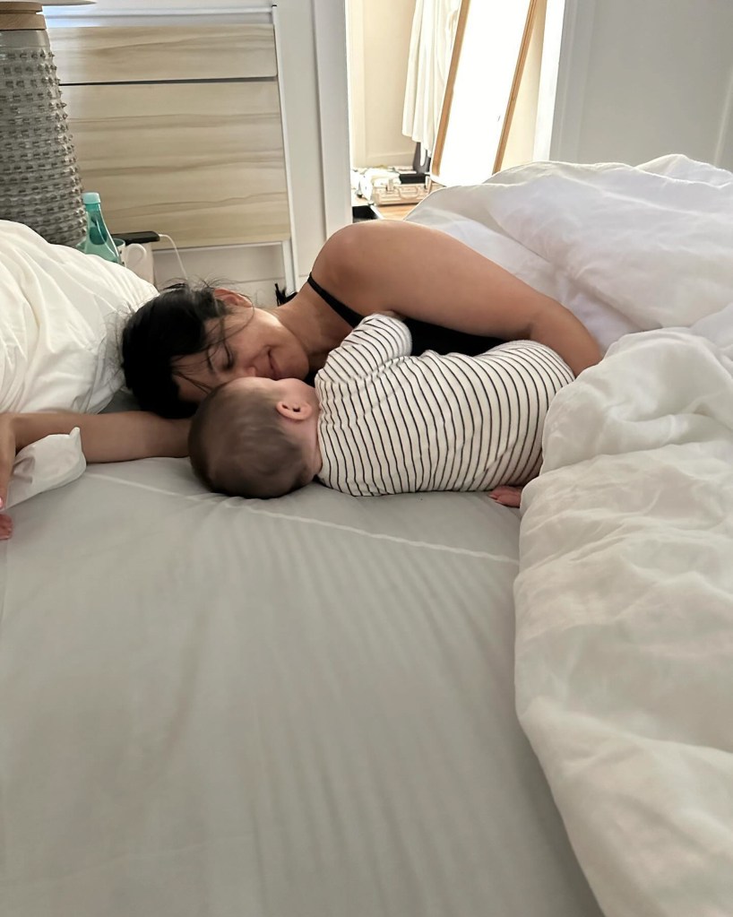 Kourtney Kardashian avec bébé Rocky