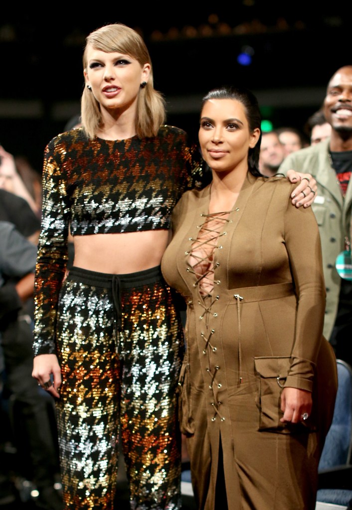 Kim Kardashian et Taylor Swift en 2015. 