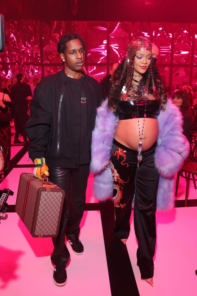 ASAP Rocky et Rihanna enceintes