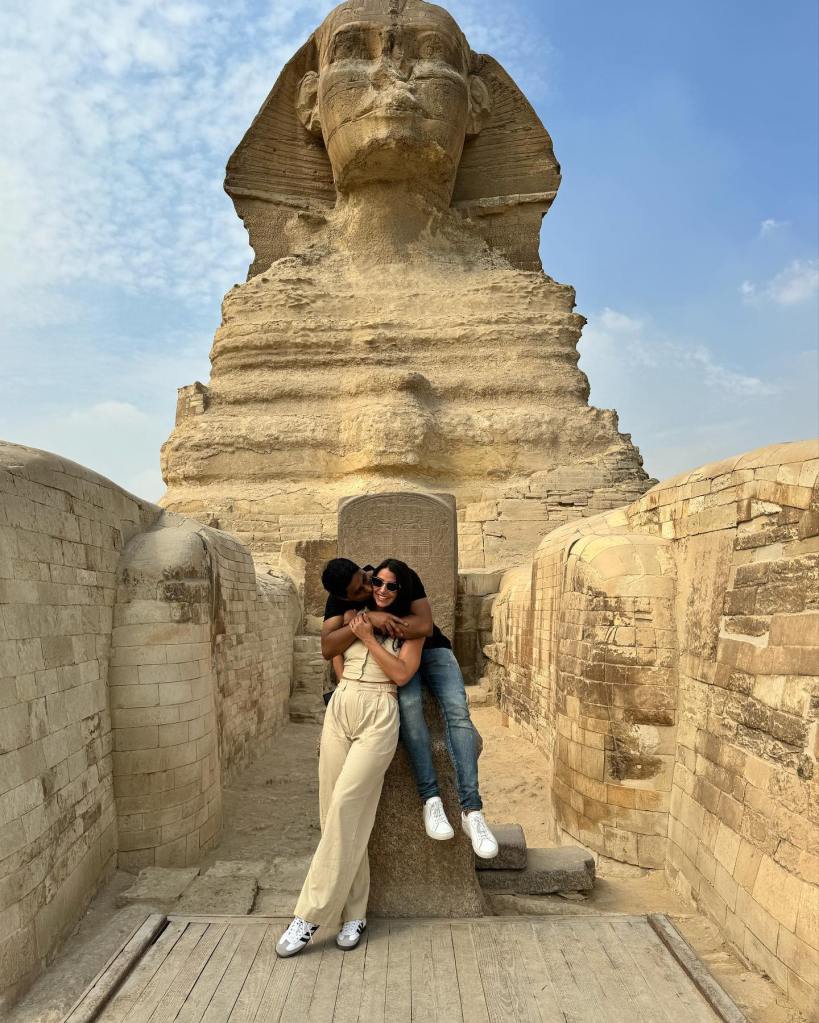 Ankur Jain et Erika Hammond en Egypte