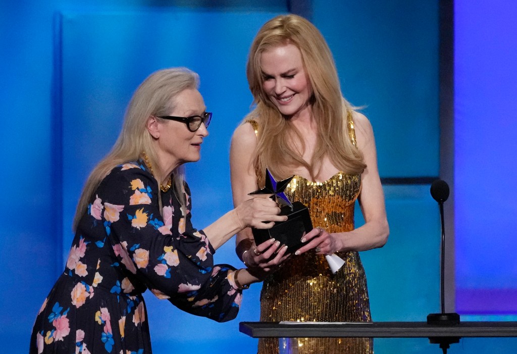 Nicole Kidman et Meryl Streep au 49e AFI Life Achievement Award : un hommage à Nicole Kidman au Dolby Theatre. 