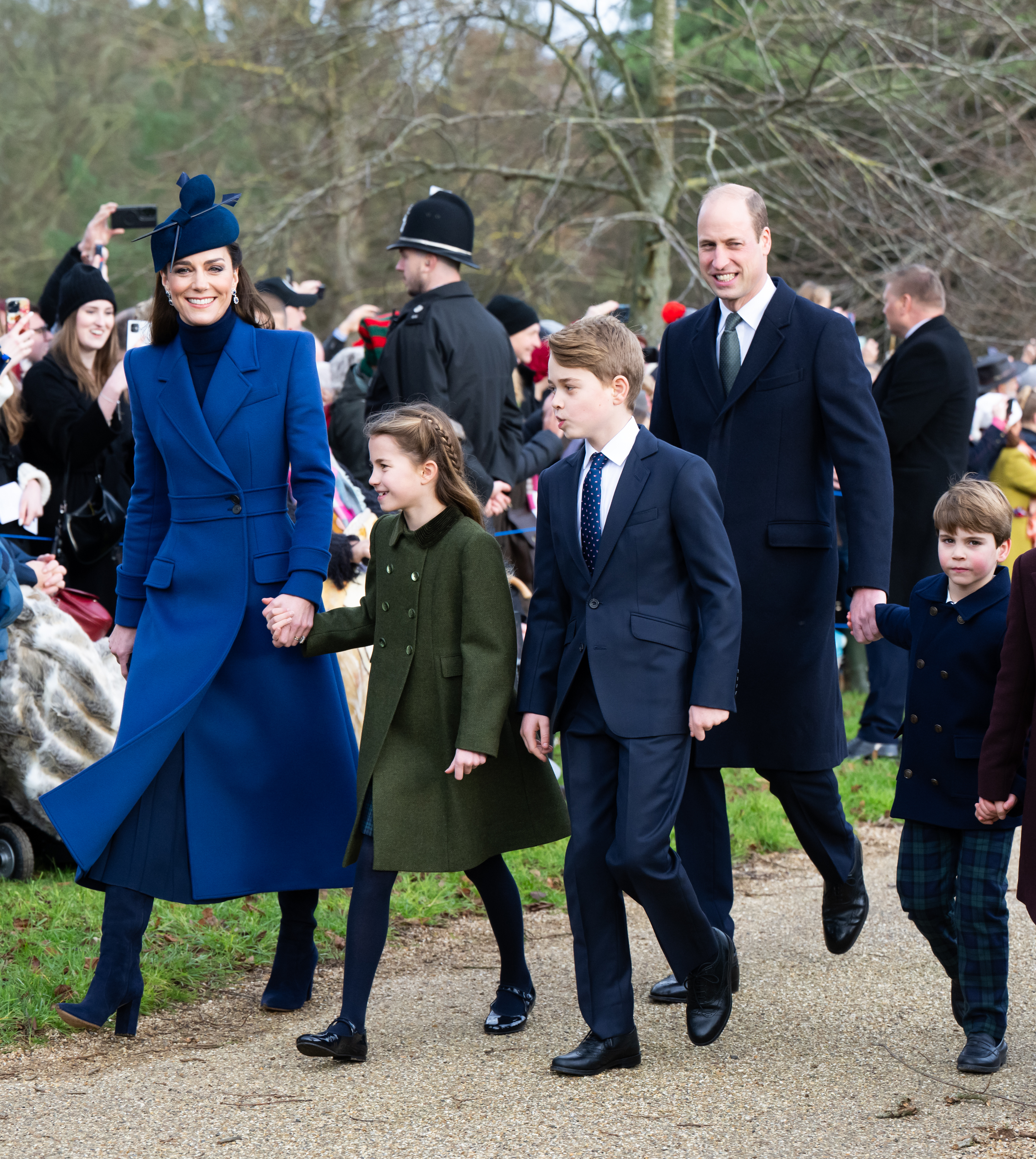 Kate Middleton, le prince William, le prince George, la princesse Charlotte et le prince Louis