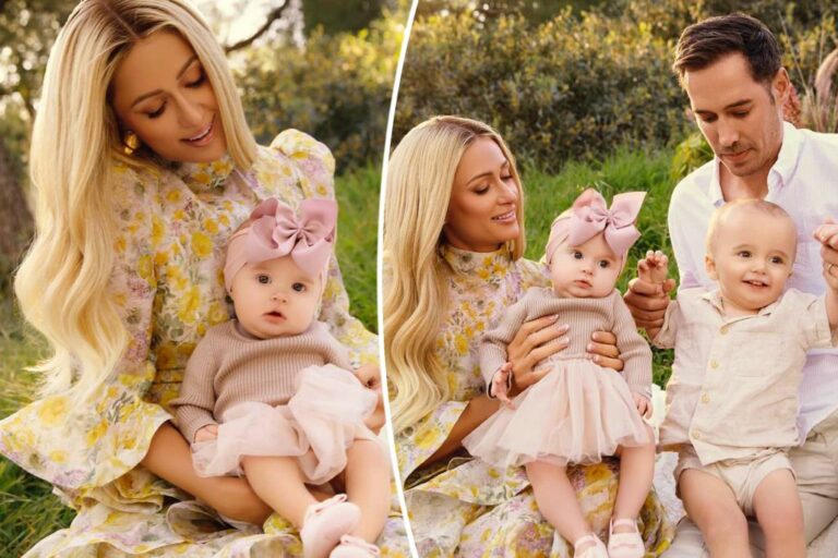 Paris Hilton partage d’adorables premières photos de sa fille London après avoir tenu sa fille de 5 mois à l’écart des réseaux sociaux
