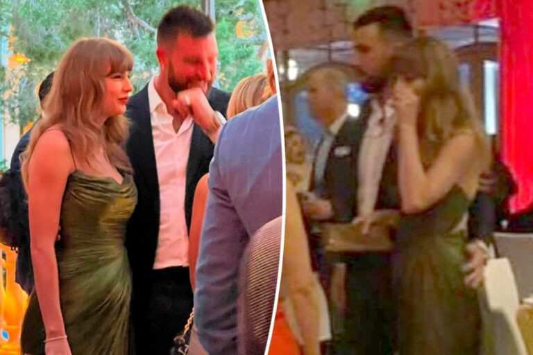 Travis Kelce attrape les fesses de Taylor Swift lors d’une sortie de gala « affectueuse »