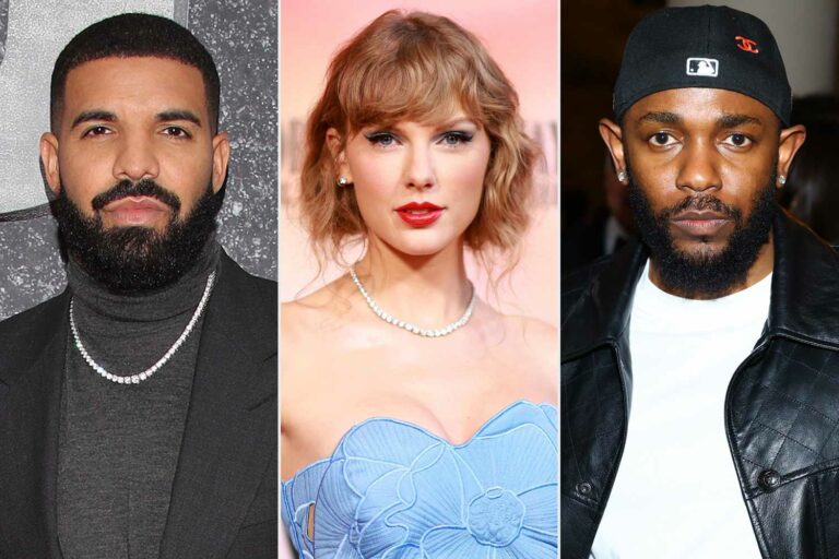Drake qualifie Taylor Swift de « plus grand gangster de la musique » dans le nouveau morceau de Kendrick Lamar Diss avec AI Tupac