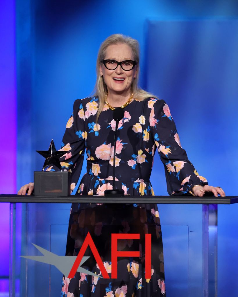Meryl Streep au 49e AFI Life Achievement Award : un hommage à Nicole Kidman au Dolby Theatre. 